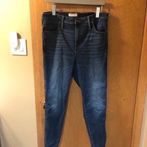 Madewell jeans high rise skinny size 33